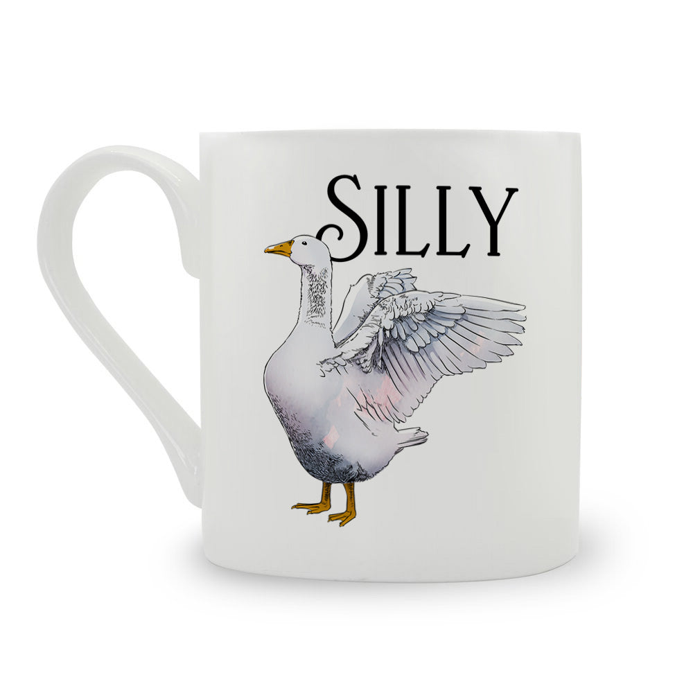 Wild Giggles Silly Goose Bone China Mug