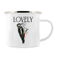 Wild Giggles Lovely Pecker Enamel Mug