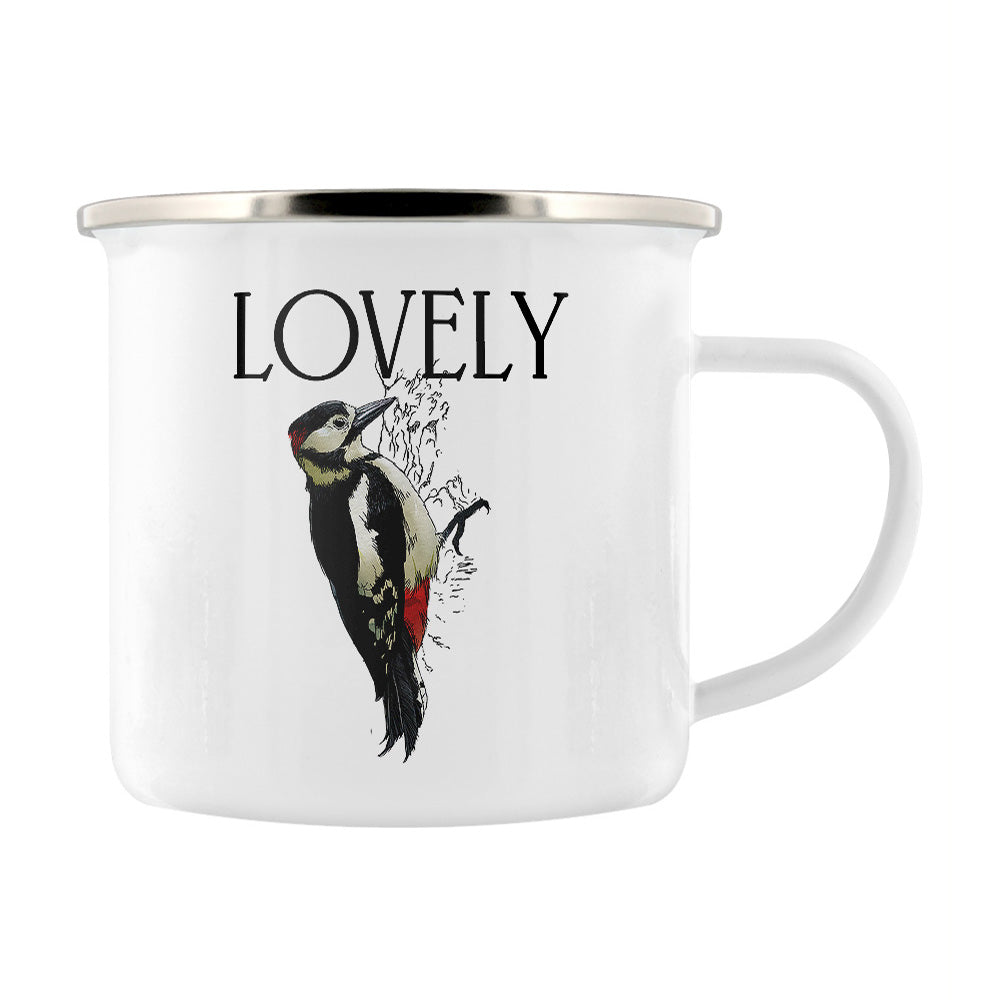 Wild Giggles Lovely Pecker Enamel Mug