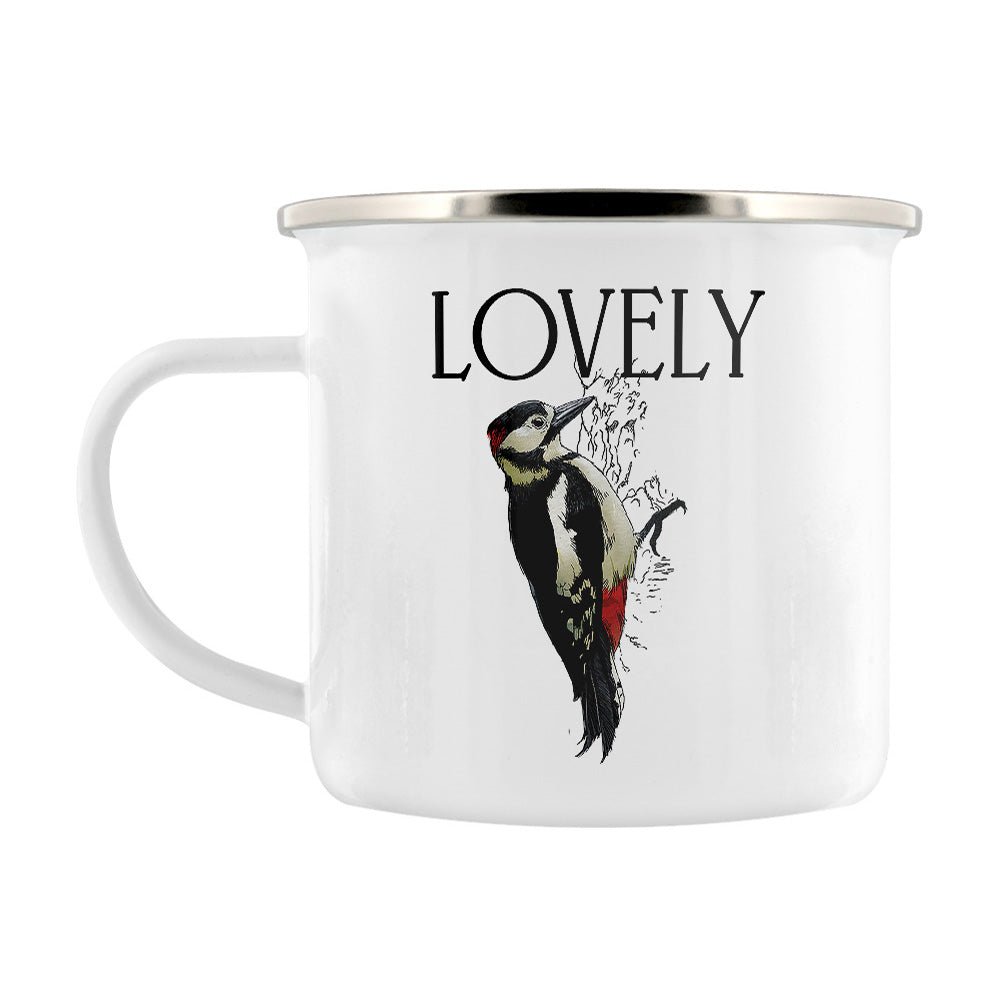 Wild Giggles Lovely Pecker Enamel Mug