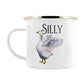 Wild Giggles Silly Goose Enamel Mug