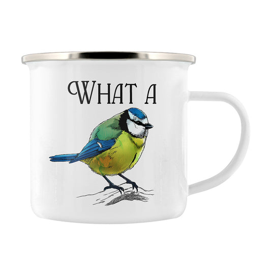 Wild Giggles What a Tit Enamel Mug