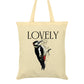 Wild Giggles Lovely Pecker Cream Tote Bag