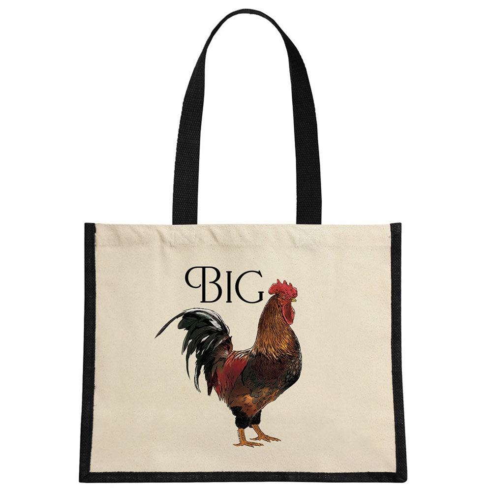 Wild Giggles Big Cock Jute Bag