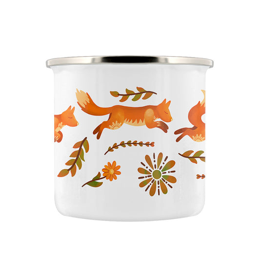 Maple & Twig Fox Enamel Mug