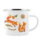 Maple & Twig Fox Enamel Mug