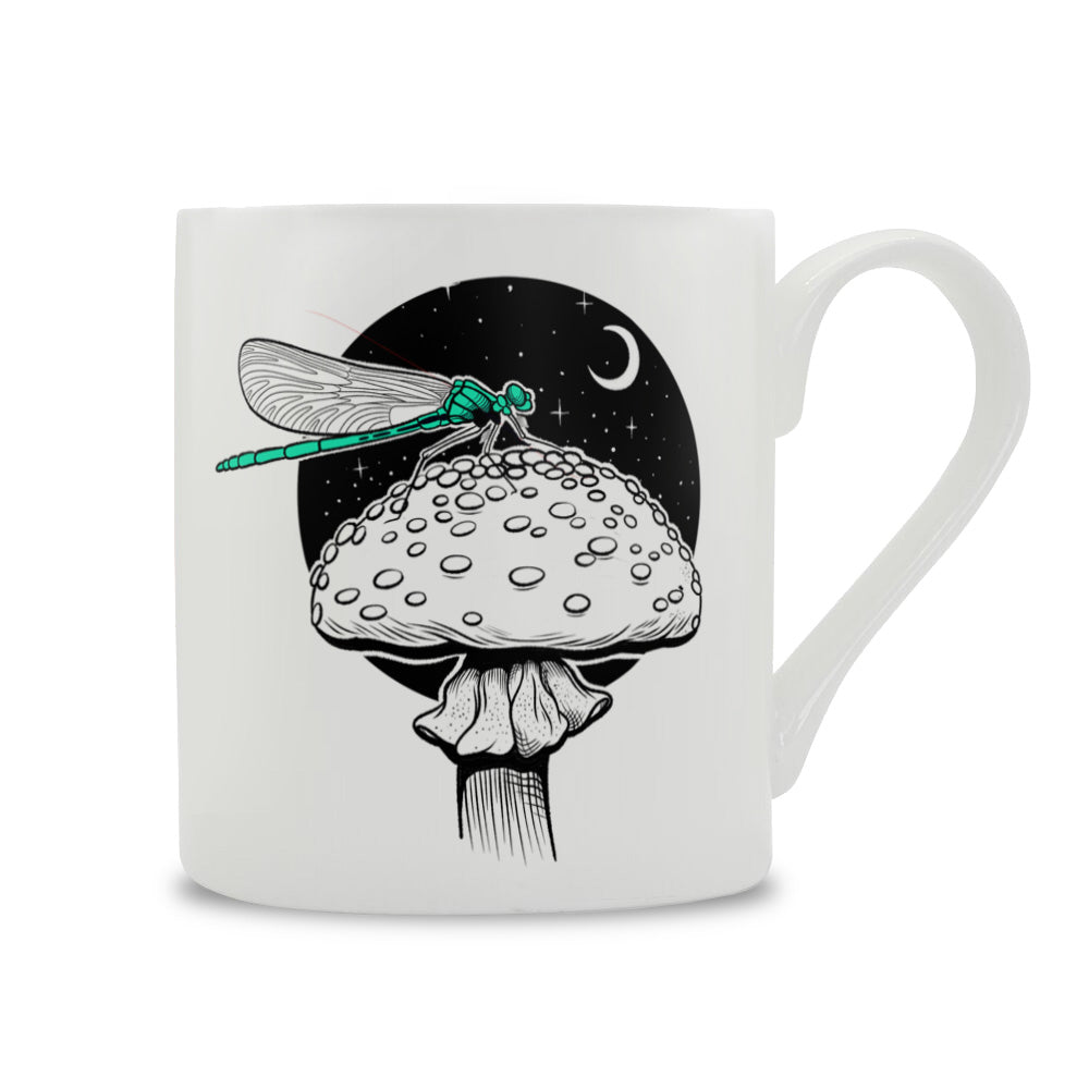 Fungi Friends - Dreamy Dragonfly Bone China Mug