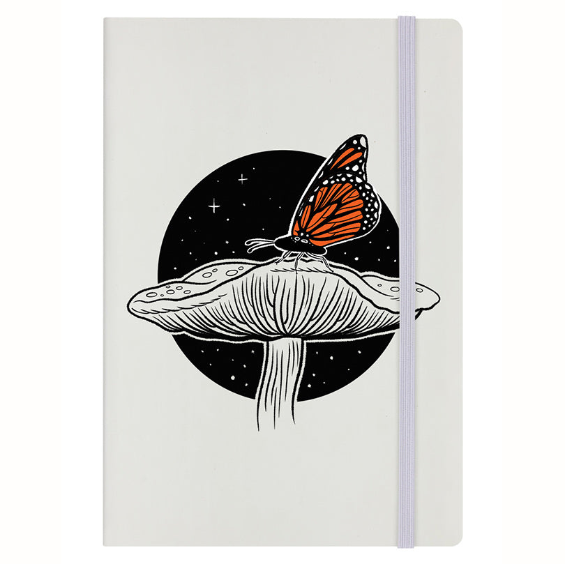 Fungi Friends - Winged Wonder Cream A5 Notebook