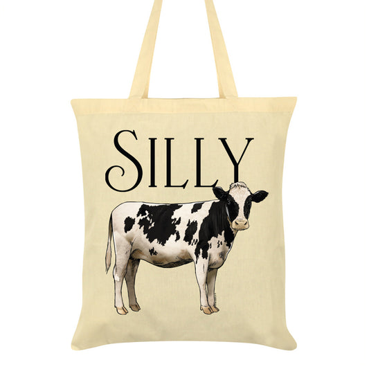 Wild Giggles Silly Cow Cream Tote Bag