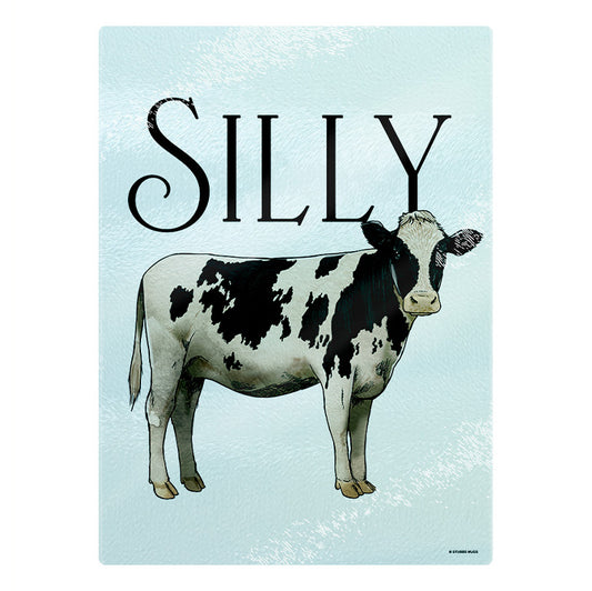 Wild Giggles Silly Cow Rectangular Chopping Board