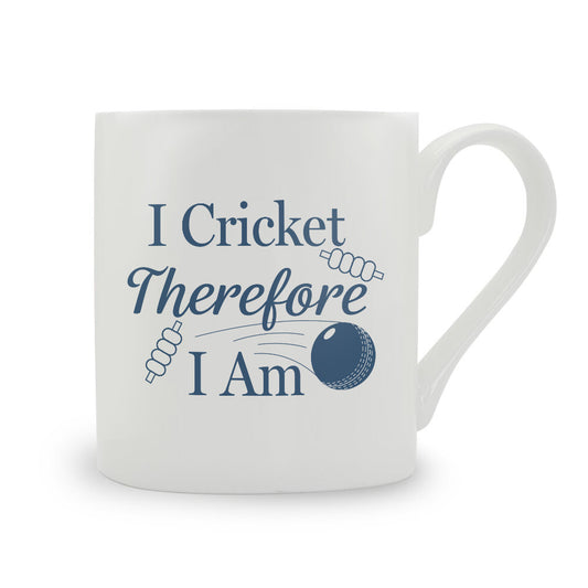 I Cricket Therefore I Am Bone China Mug