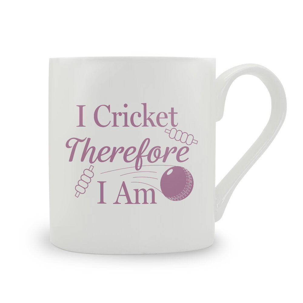 I Cricket Therefore I Am Bone China Mug