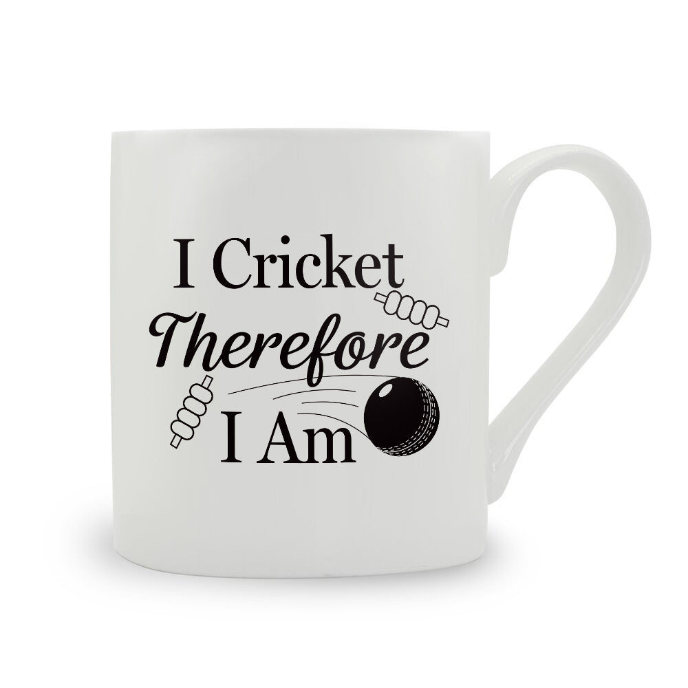 I Cricket Therefore I Am Bone China Mug