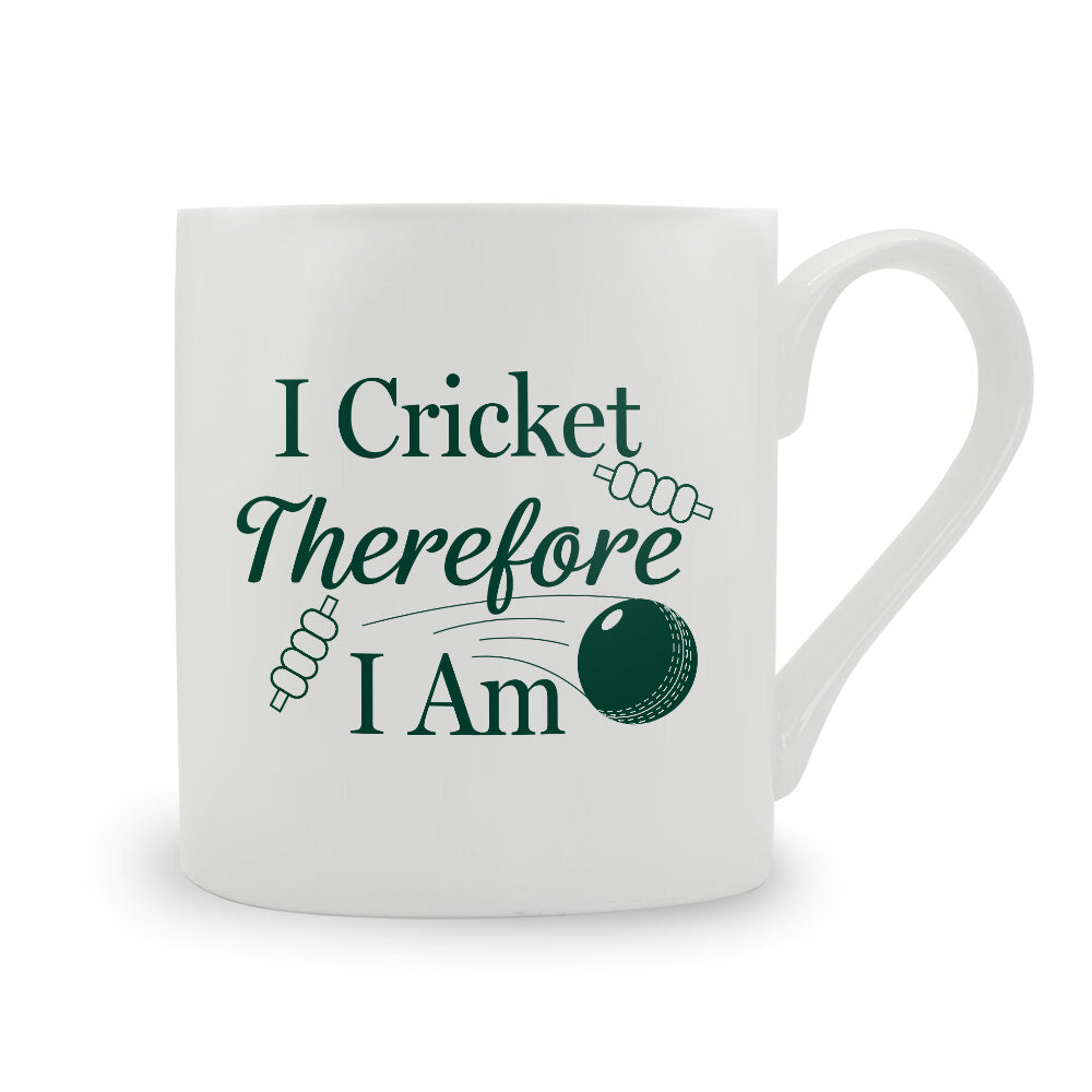 I Cricket Therefore I Am Bone China Mug