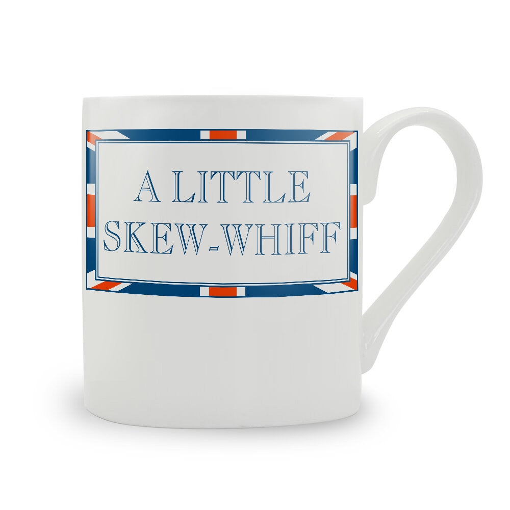 Terribly British A Little Skew-Whiff Bone China Mug