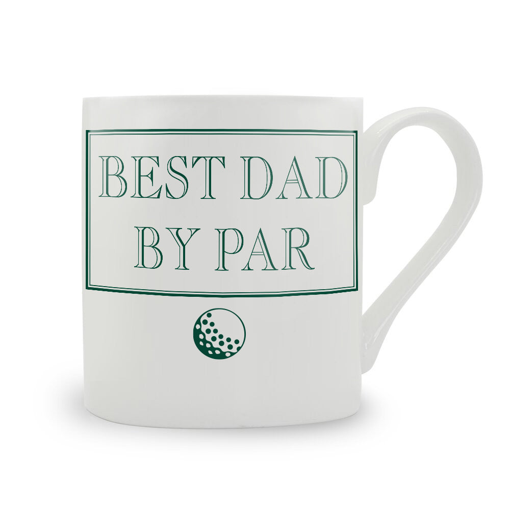 Best Dad By Par Bone China Mug