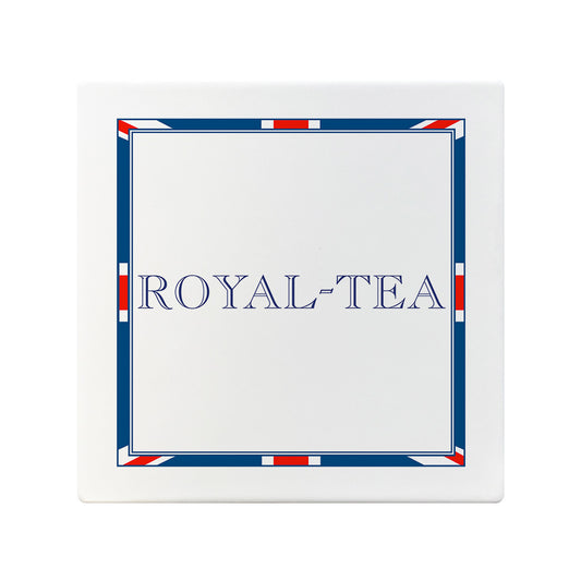 Terribly British Royal-Tea Square Ceramic Coaster