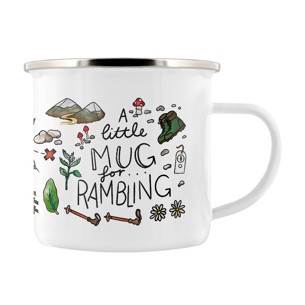 A Little Mug For Rambling Enamel Mug