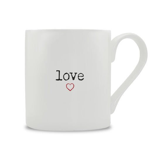 Love Bone China Mug