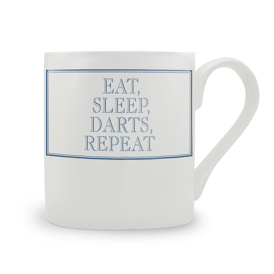 Eat, Sleep, Darts, Repeat Mug