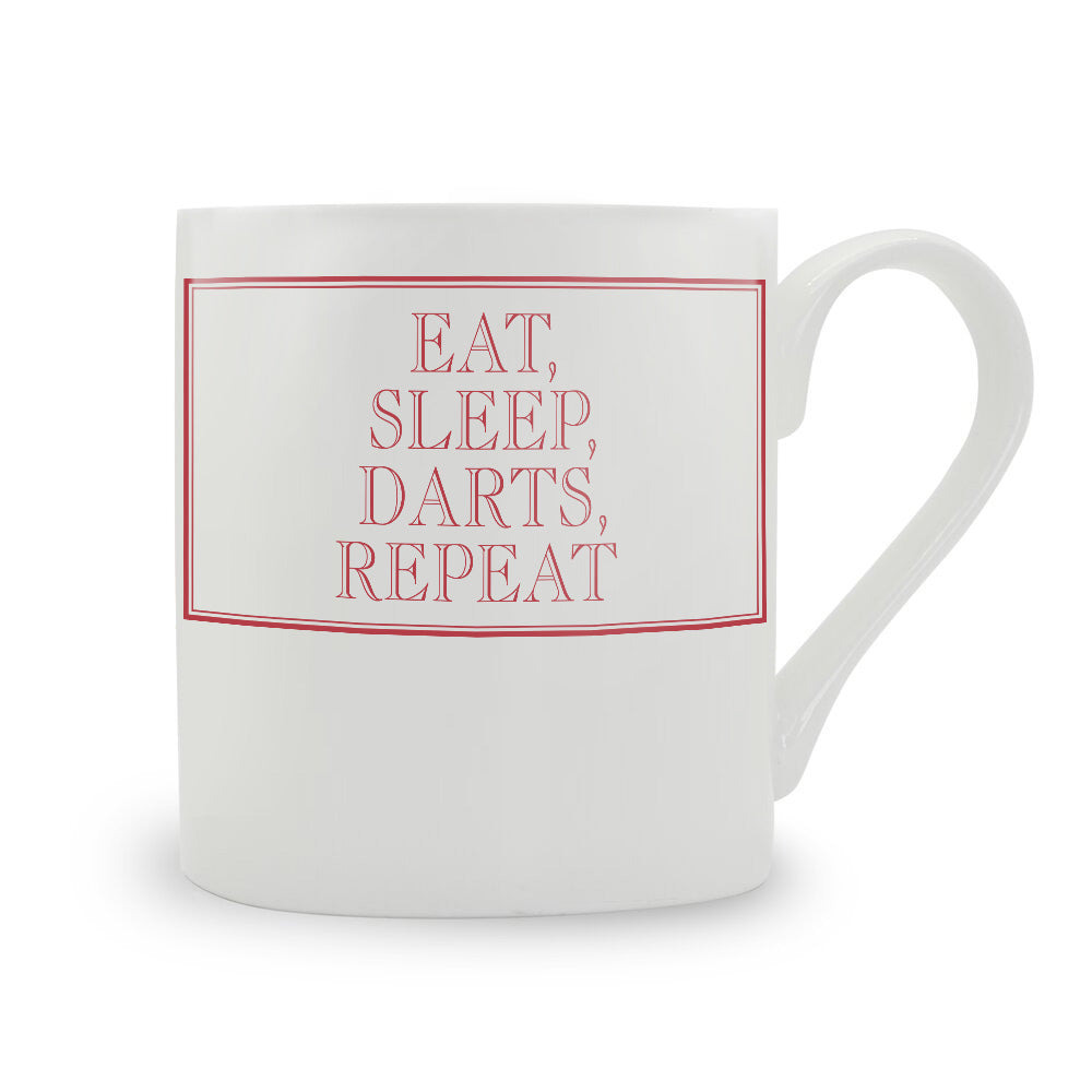 Eat, Sleep, Darts, Repeat Mug