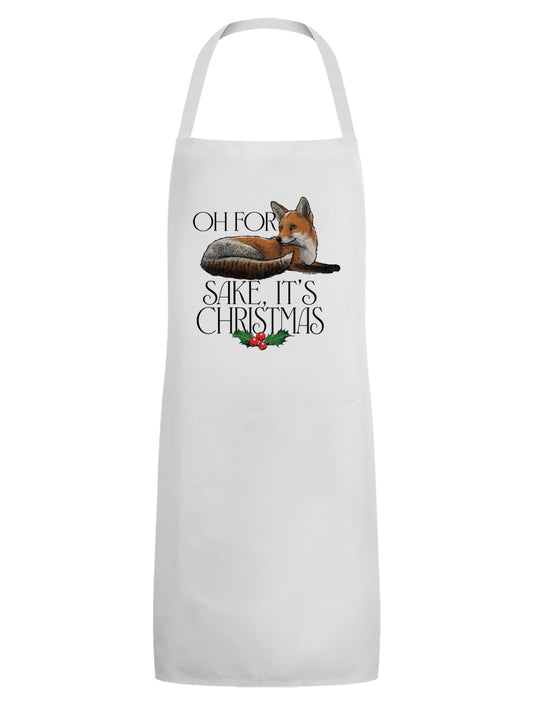 Wild Giggles Oh For Fox Sake It's Christmas Apron