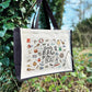 A Little Bag For The Boat Cream & Black Jute Bag