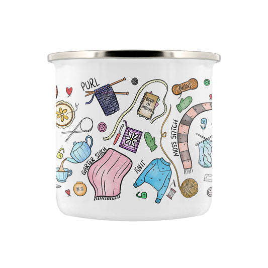 A Little Mug For Crafting Enamel Mug