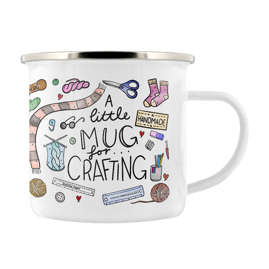 A Little Mug For Crafting Enamel Mug