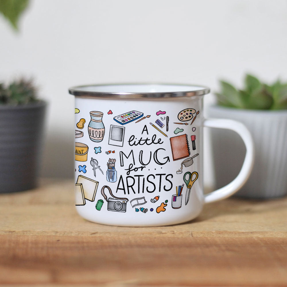 A Little Mug For Artists Enamel Mug