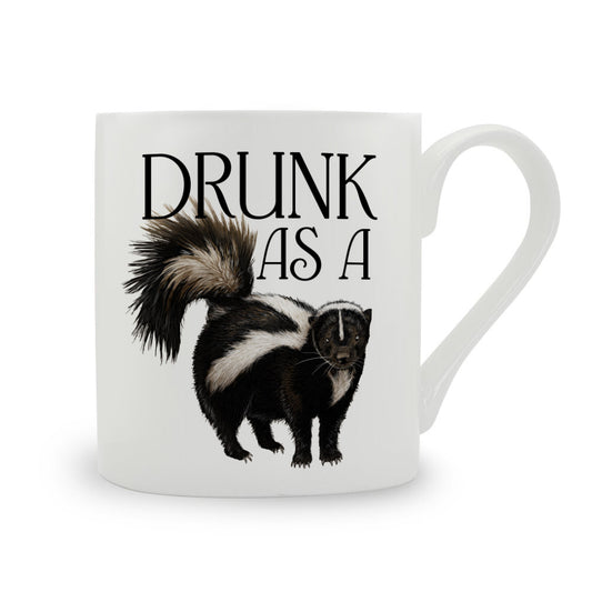Wild Giggles Drunk As A Skunk Bone China Mug