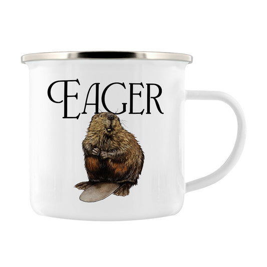 Wild Giggles Eager Beaver Enamel Mug