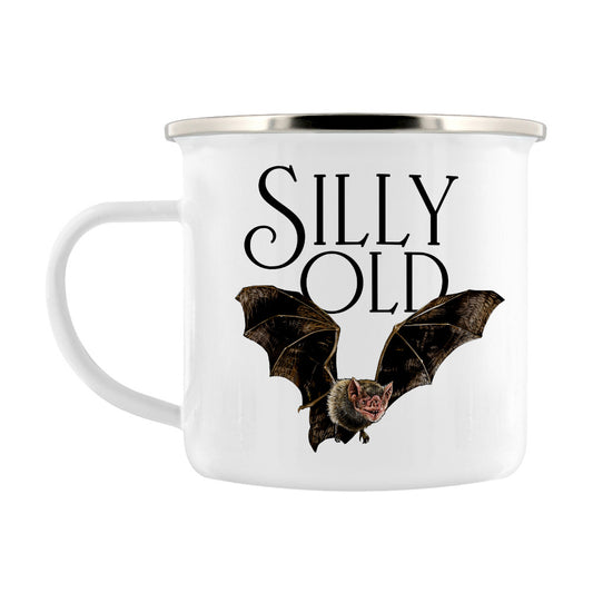 Wild Giggles Silly Old Bat Enamel Mug