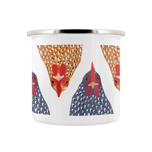 IzziRainey Cluck Cluck Enamel Mug