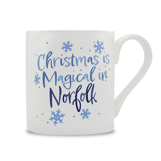 Christmas Is Magical In Norfolk Bone China Mug