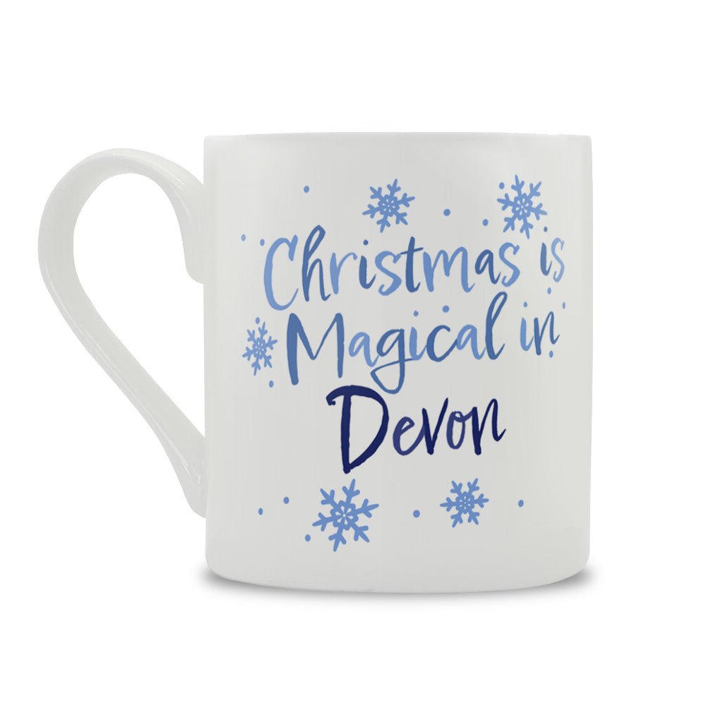 Christmas Is Magical In Devon Bone China Mug
