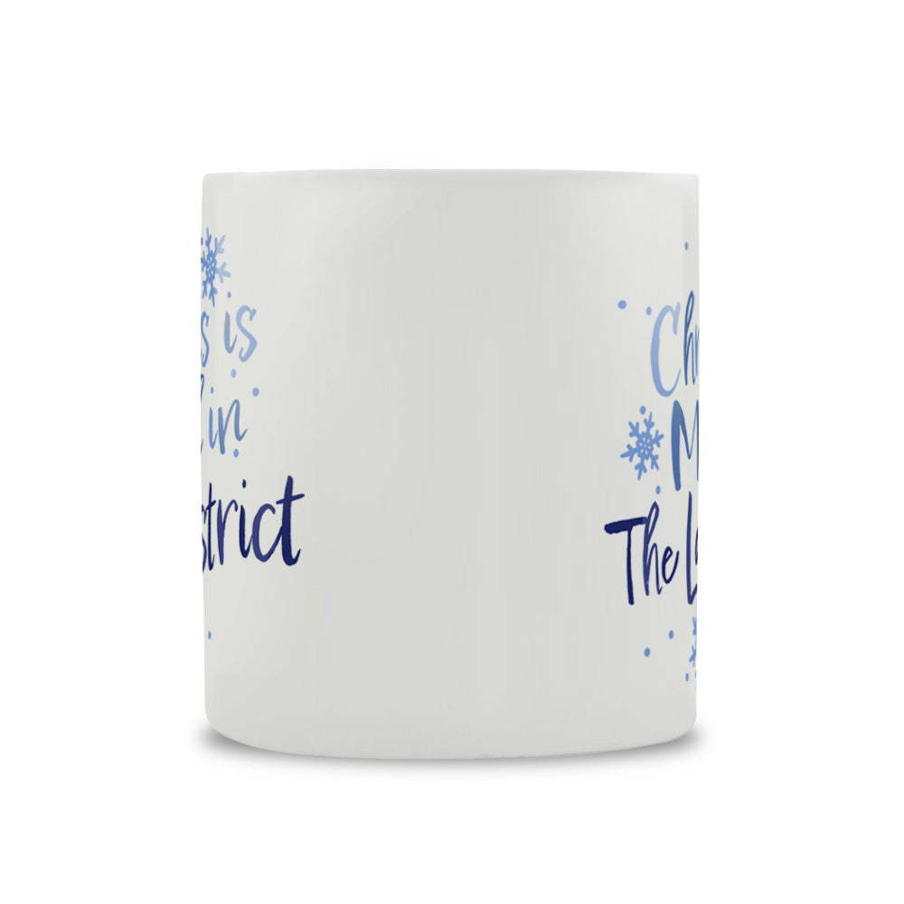 Christmas Is Magical In The Lake District Bone China Mug