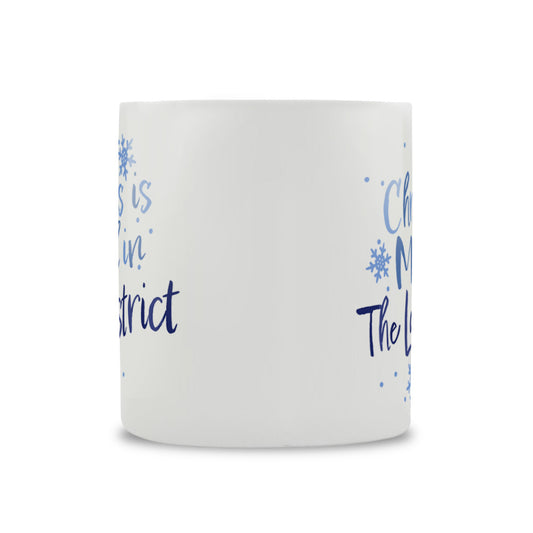 Christmas Is Magical In The Lake District Bone China Mug