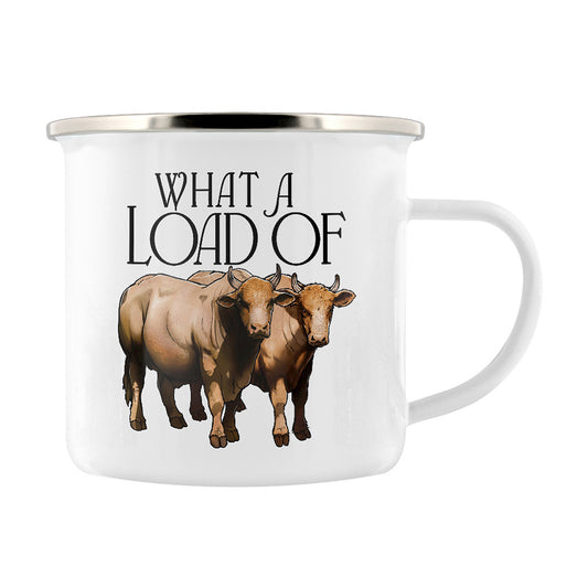 Wild Giggles What A Load Of Old Bullocks Enamel Mug