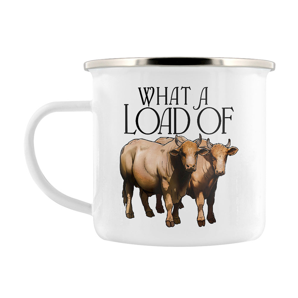 Wild Giggles What A Load Of Old Bullocks Enamel Mug