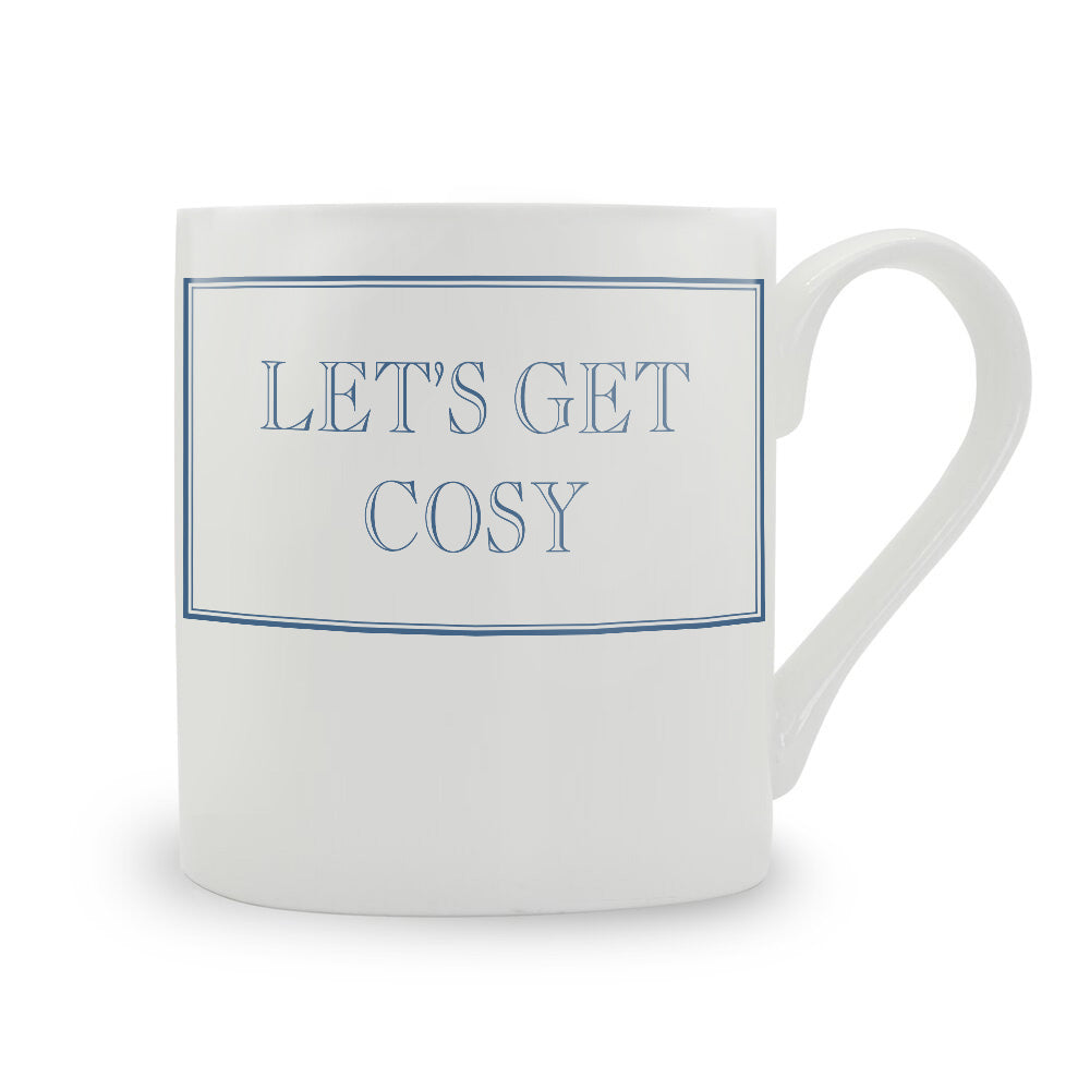 Let's Get Cosy Bone China Mug