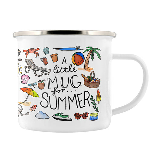 A Little Mug For Summer Enamel Mug