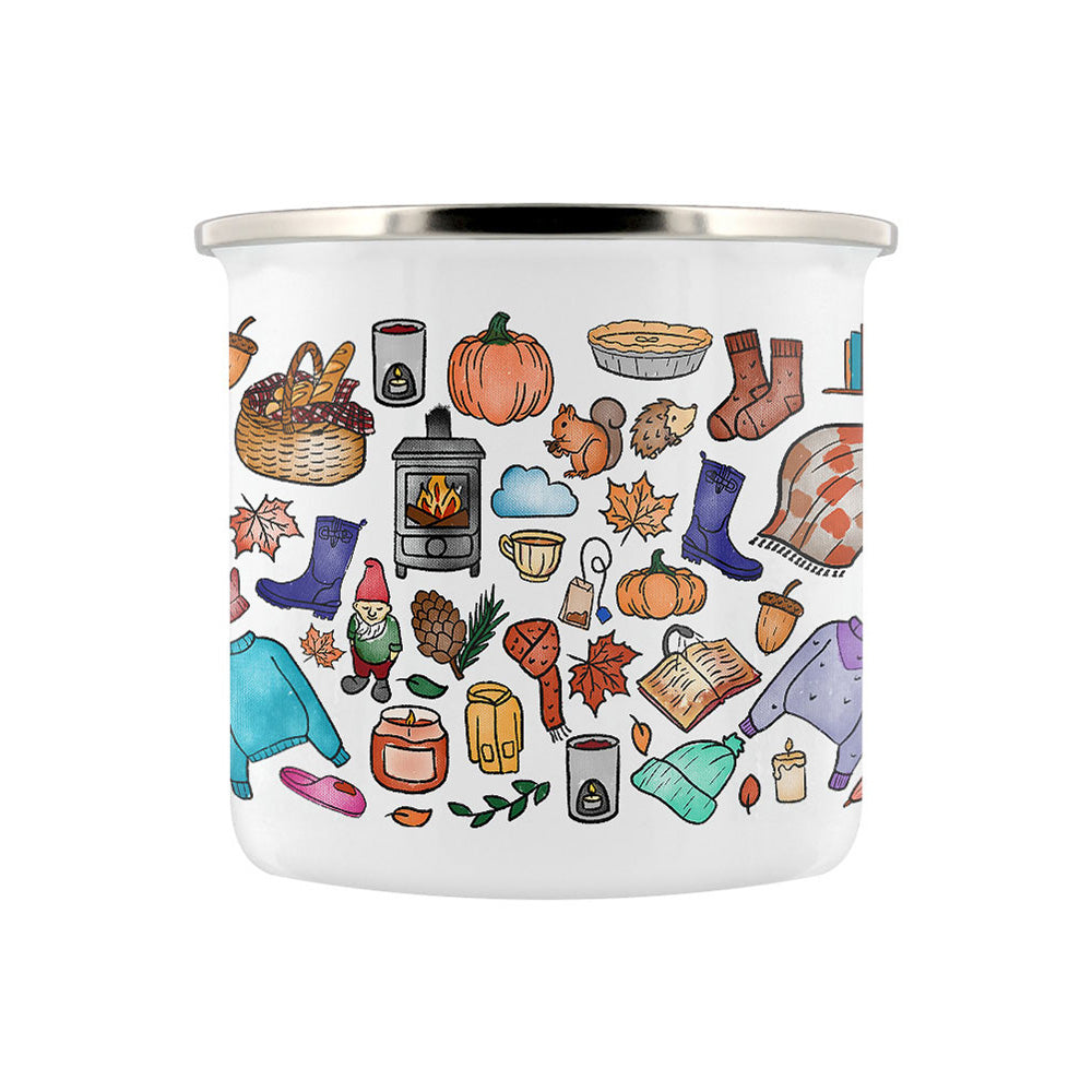 A Little Mug For Autumn Enamel Mug