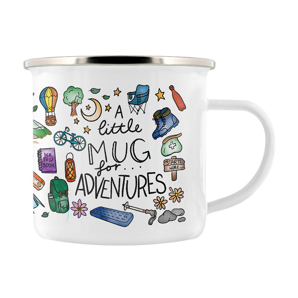 A Little Mug For Adventures Enamel Mug