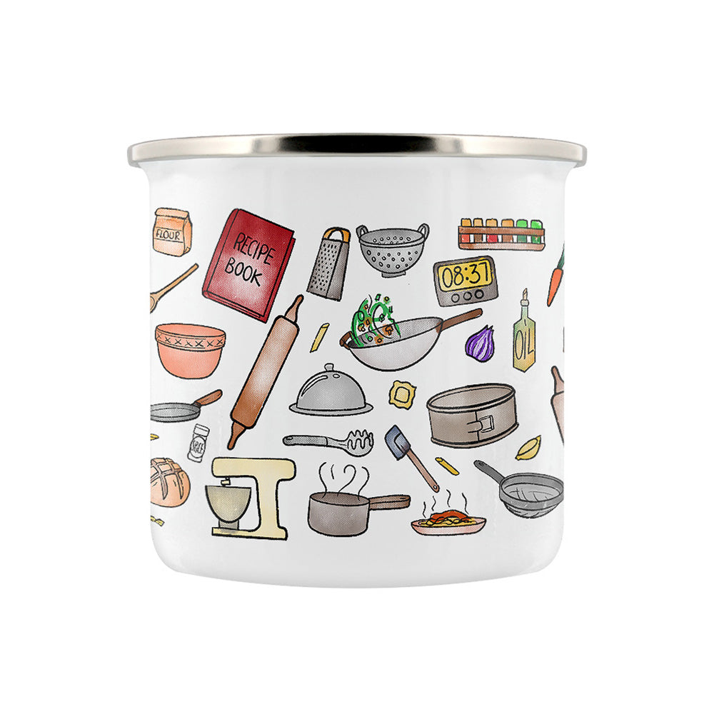 Head Chef Enamel Mug