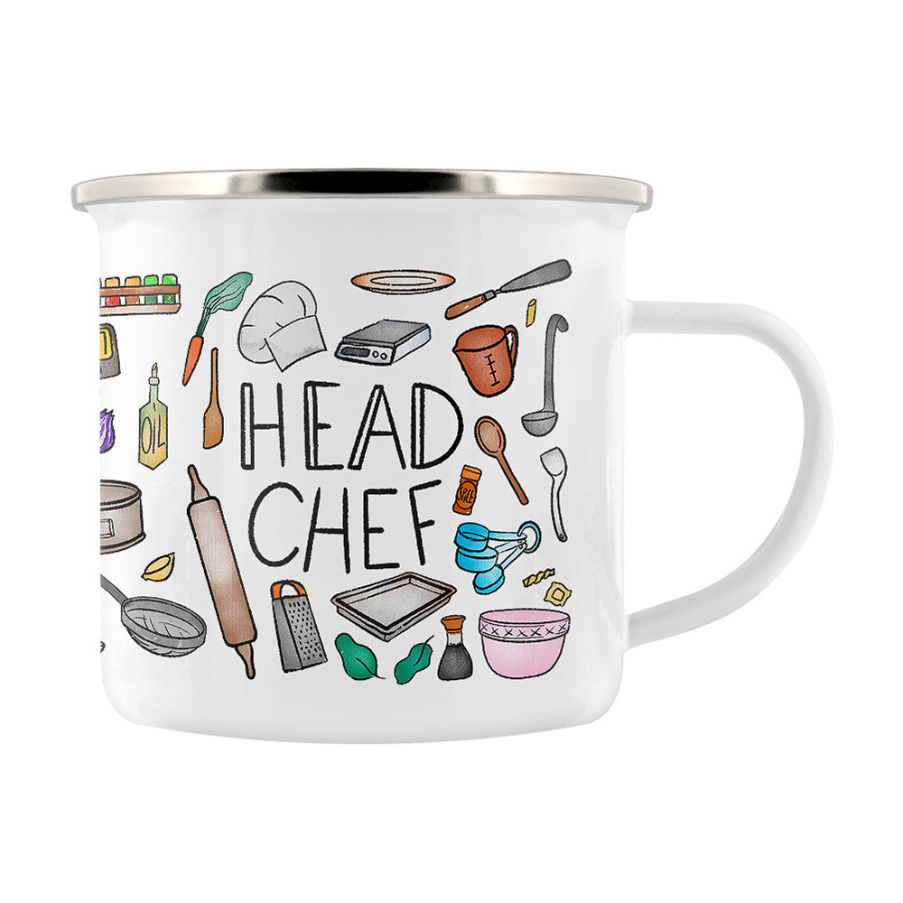 Head Chef Enamel Mug