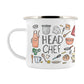 Head Chef Enamel Mug