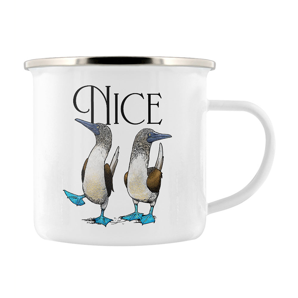 Wild Giggles Nice Boobies Enamel Mug