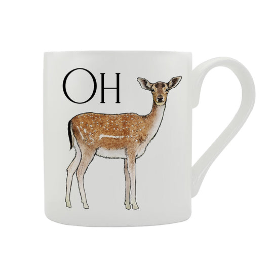 Wild Giggles Oh Deer Bone China Mug