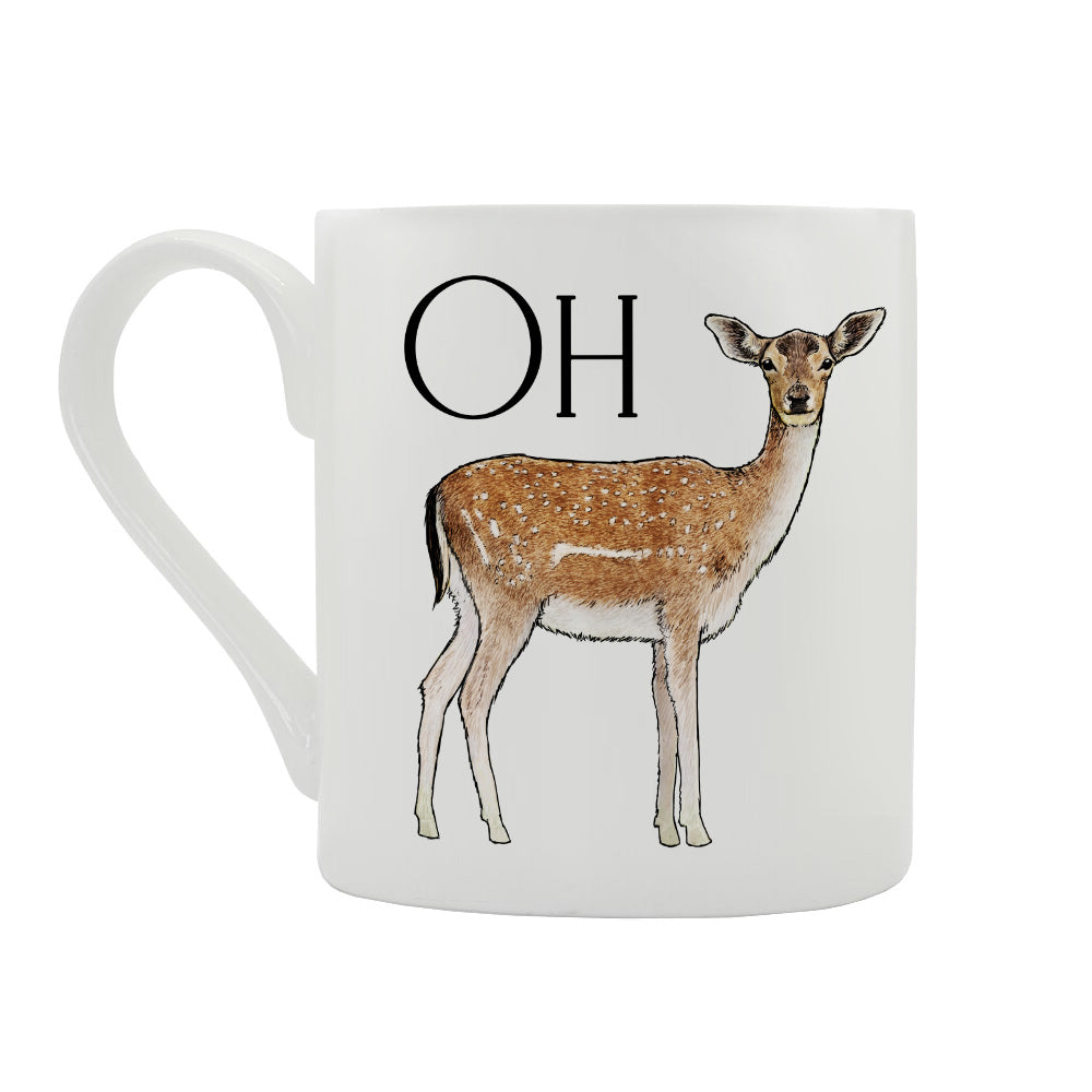 Wild Giggles Oh Deer Bone China Mug